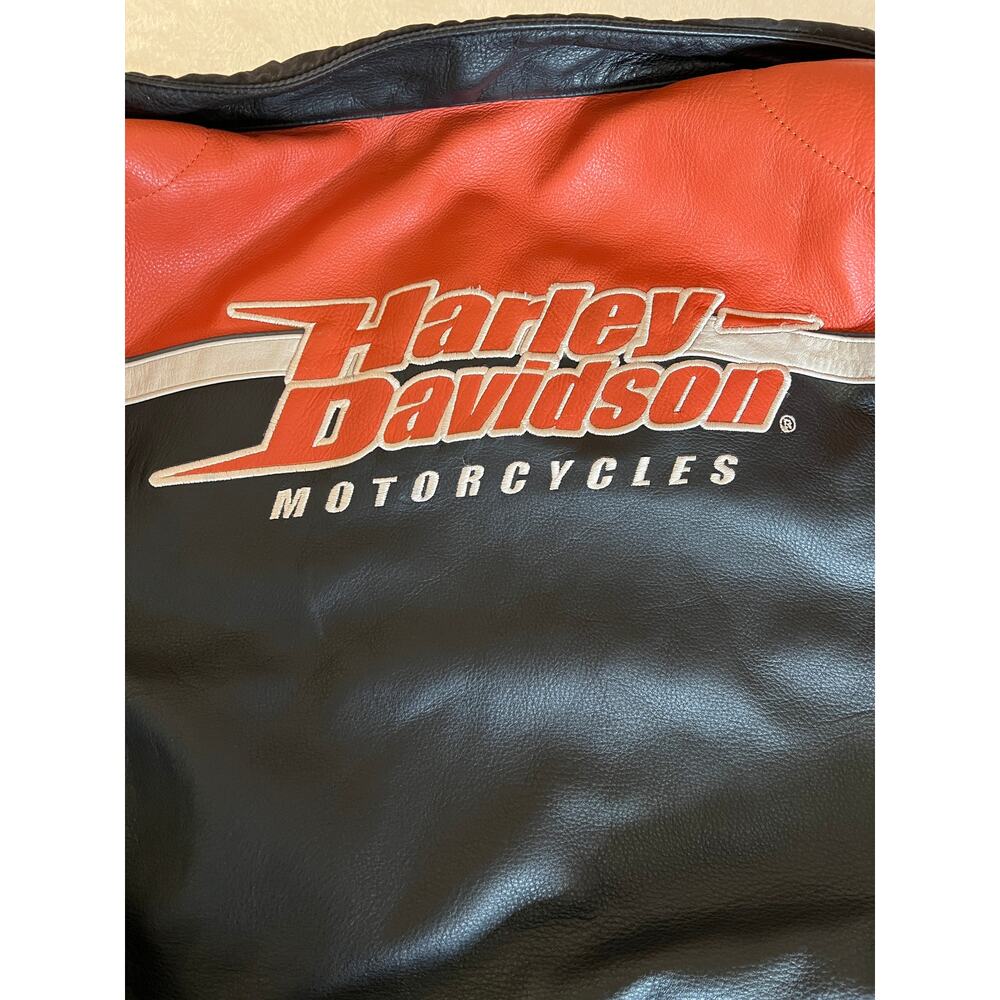 Harley-Davidson Leather Cafe Racer Limited Edition Motorcycle Jacket SZ 2XL USED - Picture 3 of 15